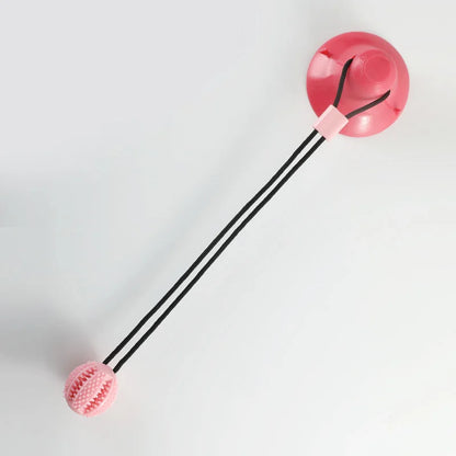 Interactive Suction Cup Dog Toy – Treat Dispensing & Sound Ball
