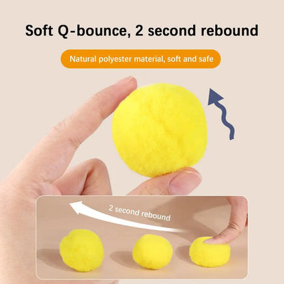 Interactive Cat Launcher Toy – Plush Ball Shooter