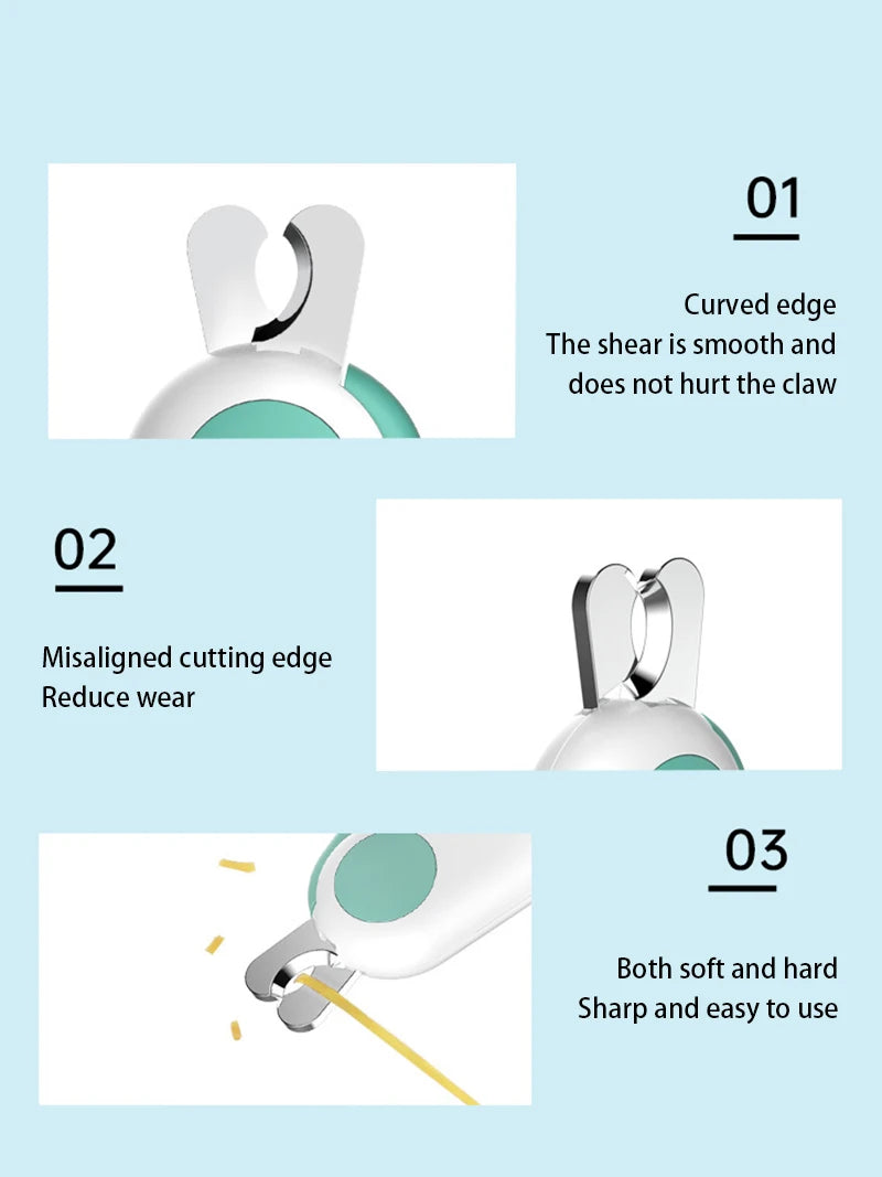 LED Pet Nail Clipper – Dog & Cat Claw Trimmer
