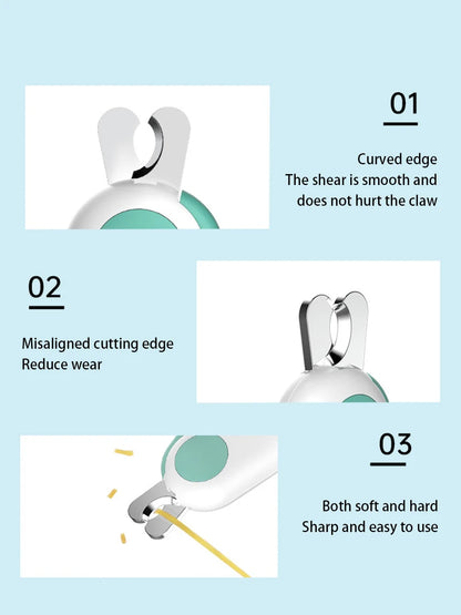 LED Pet Nail Clipper – Dog & Cat Claw Trimmer