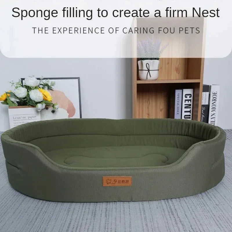 Fluffy Dog & Cat Bed – Sofa Cushion for Small to Large Pets