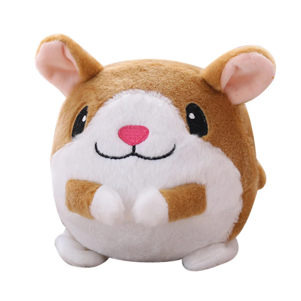 Plush Automatic Bouncing Squeaky Toy – Self-Moving