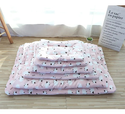 Double-Sided Plush Pet Mat – Cozy Bed & Blanket