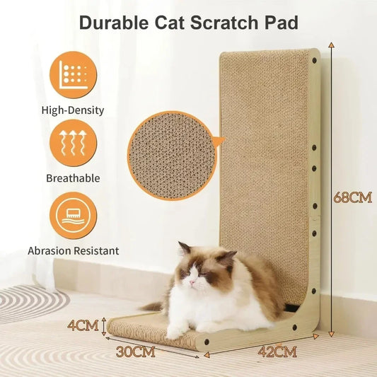 Vertical Cat Scratching Post – Durable Scratch-Resistant Board & Furniture Protector
