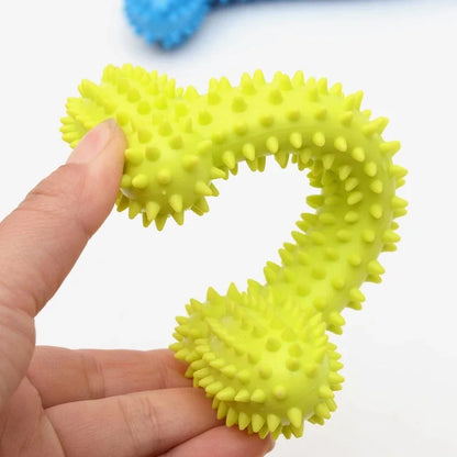 Small Dog Rubber Chew Toy – Teeth Cleaning & Training