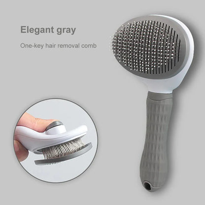 Long-Hair Pet Hair Remover Brush – Dog & Cat Grooming