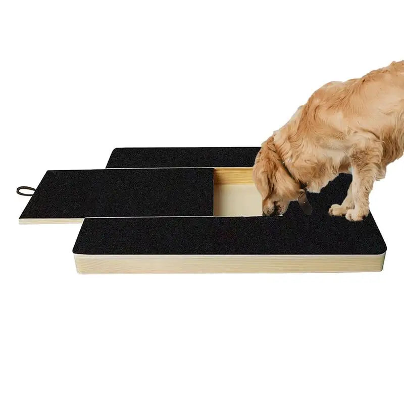 Wooden Dog Nail File Board – Self-Grooming Scratch Pad for Safe Nail Trimming