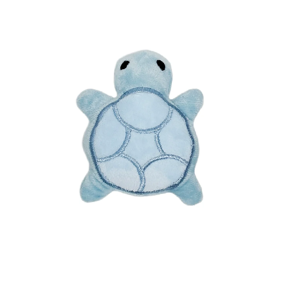 Mini Turtle Plush Dog Toy – Squeaky Teething Toy