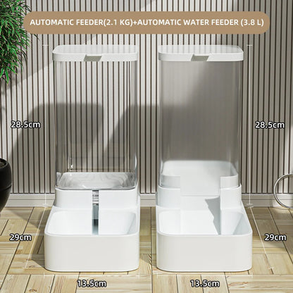 HOOPET Automatic Pet Feeder & Water Dispenser