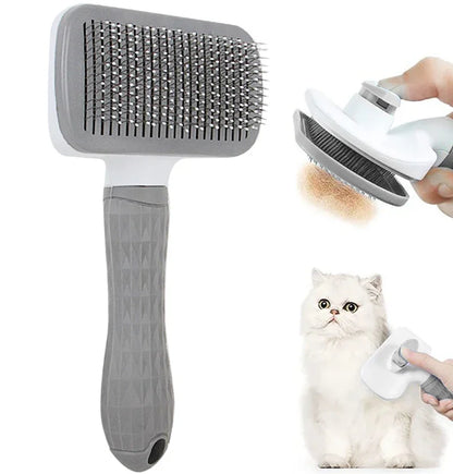Long-Hair Pet Hair Remover Brush – Dog & Cat Grooming