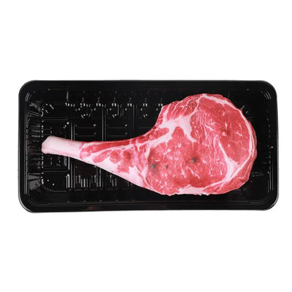 Simulation Squeaky Bone Dog Toy – Steak