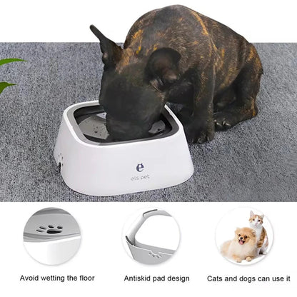 Anti-Spill Pet Water Bowl – Floating Design for Home & Travel
