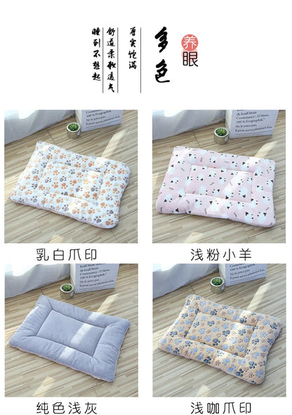 Double-Sided Plush Pet Mat – Cozy Bed & Blanket