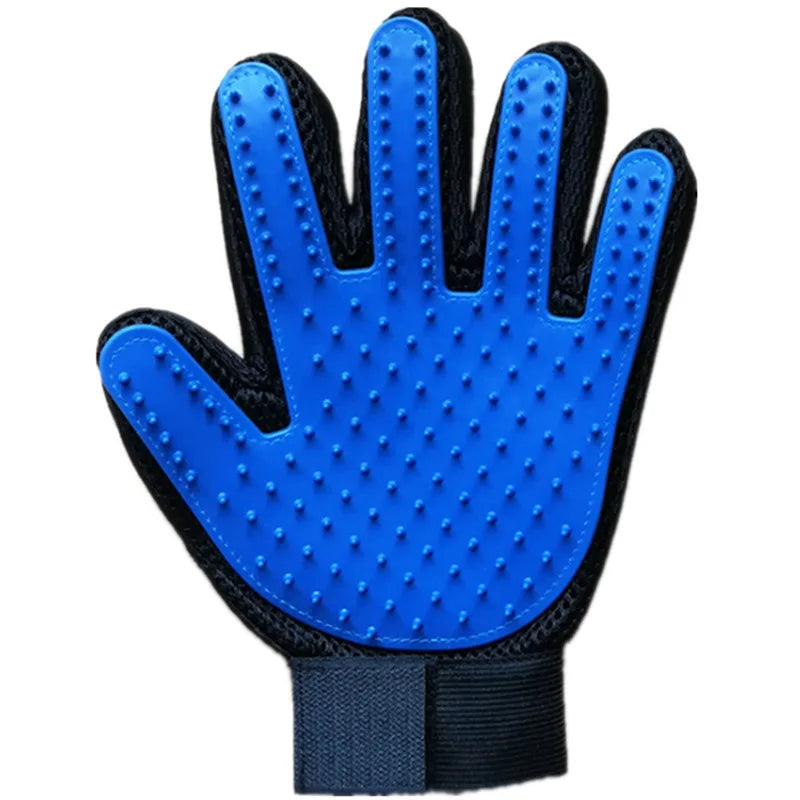 Pet Grooming Glove – Hair Remover & Massage Brush (6 Colors