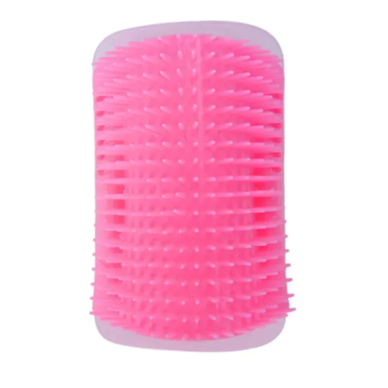 Cat Corner Self-Grooming Brush – Wall-Mounted Massager & Scratcher for Cats
