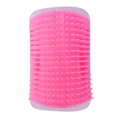 Cat Corner Self-Grooming Brush – Wall-Mounted Massager & Scratcher for Cats