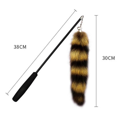 Feather Cat Teaser Wand – Fox Hair Replacement Head