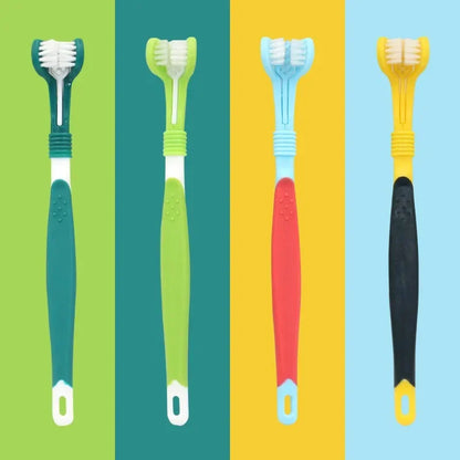 3-Sided Pet Toothbrush – Dog & Cat Dental Care