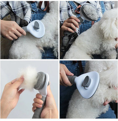 Long-Hair Pet Hair Remover Brush – Dog & Cat Grooming