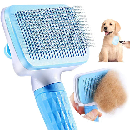 Long-Hair Pet Hair Remover Brush – Dog & Cat Grooming
