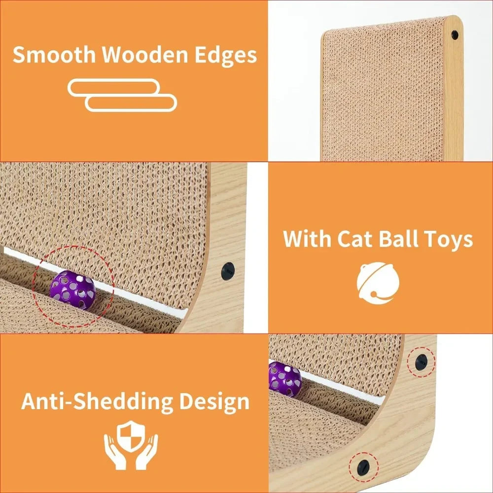 Vertical Cat Scratching Post – Durable Scratch-Resistant Board & Furniture Protector