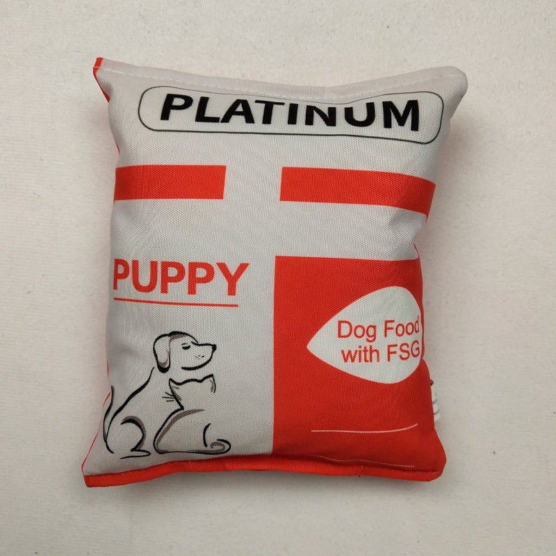 Crisps Plush Dog Toy – Interactive Chew & Teething Toy