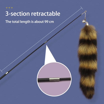 Feather Cat Teaser Wand – Fox Hair Replacement Head