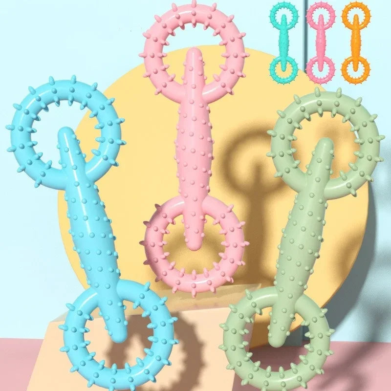 Dog Pull Ring Toy – Interactive Chew & Tug