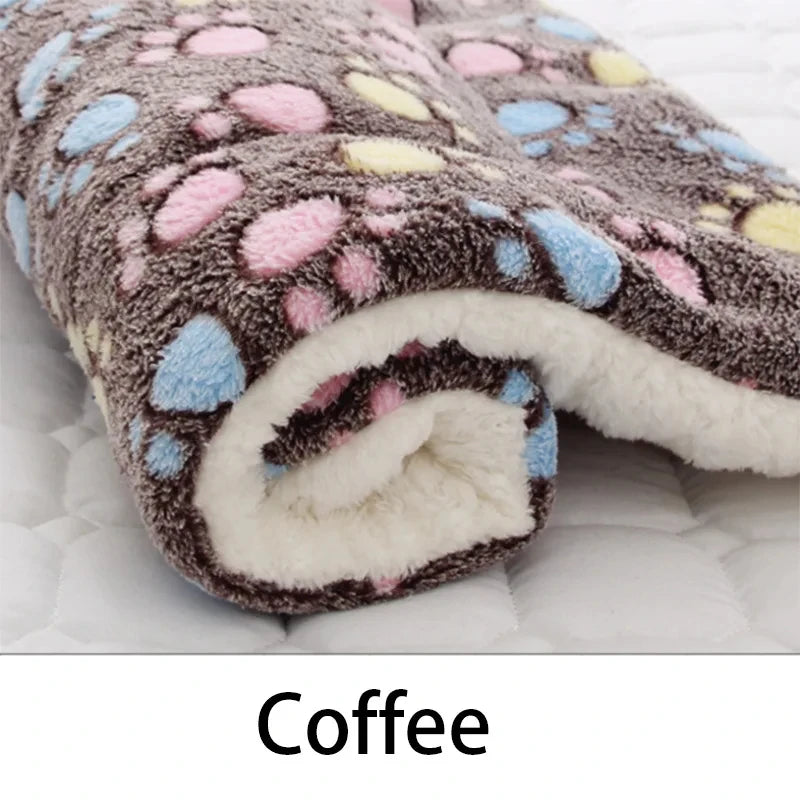 Flannel Pet Sleeping Mat – Cozy Dog & Cat Bed