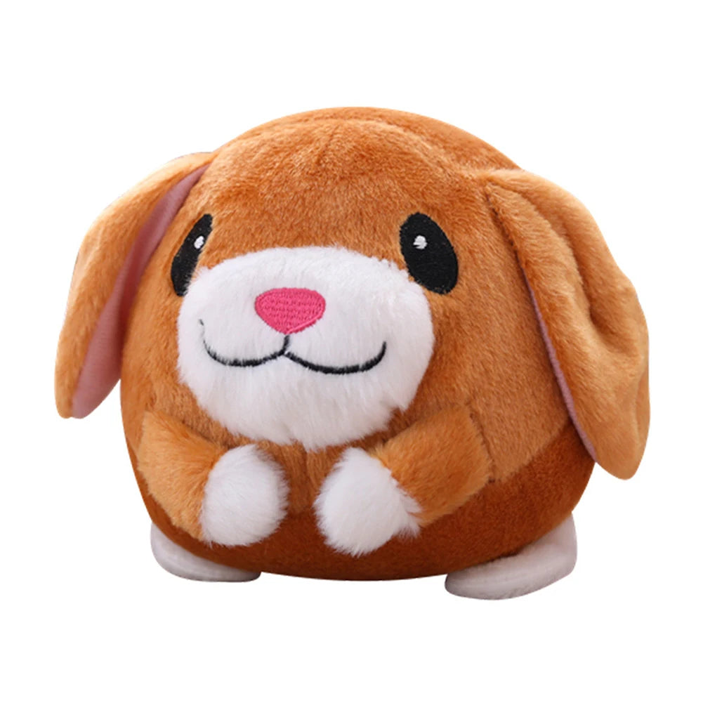 Plush Automatic Bouncing Squeaky Toy – Self-Moving