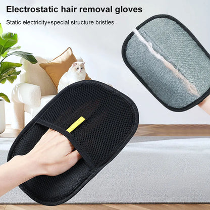 Pet Grooming Gloves – Deshedding & Hair Remover Mitt