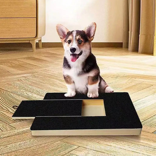 Wooden Dog Nail File Board – Self-Grooming Scratch Pad for Safe Nail Trimming