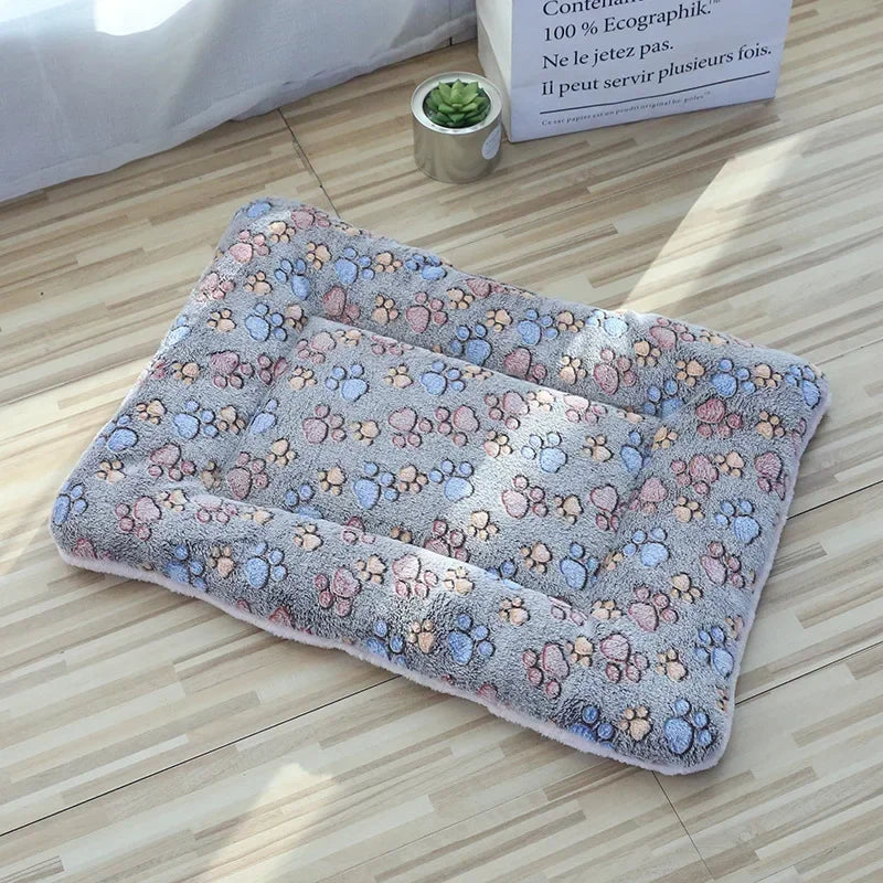 Double-Sided Plush Pet Mat – Cozy Bed & Blanket