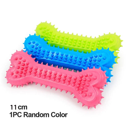 Small Dog Rubber Chew Toy – Teeth Cleaning & Training
