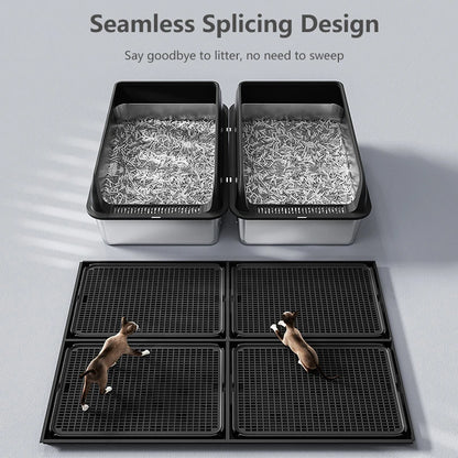 Waterproof Double-Layer Cat Litter Mat – Non-Slip & Easy Clean