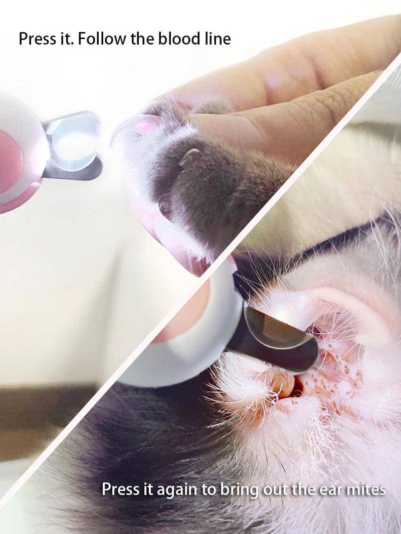 LED Pet Nail Clipper – Dog & Cat Claw Trimmer