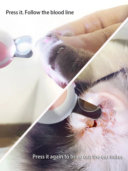 LED Pet Nail Clipper – Dog & Cat Claw Trimmer