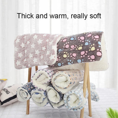 Flannel Pet Sleeping Mat – Cozy Dog & Cat Bed