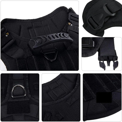 Tactical Dog Harness & Leash Set – Military Style
