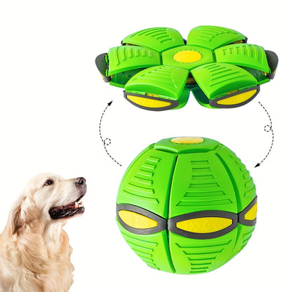 Flying Saucer Bouncing Dog Ball – Durable Outdoor Toy