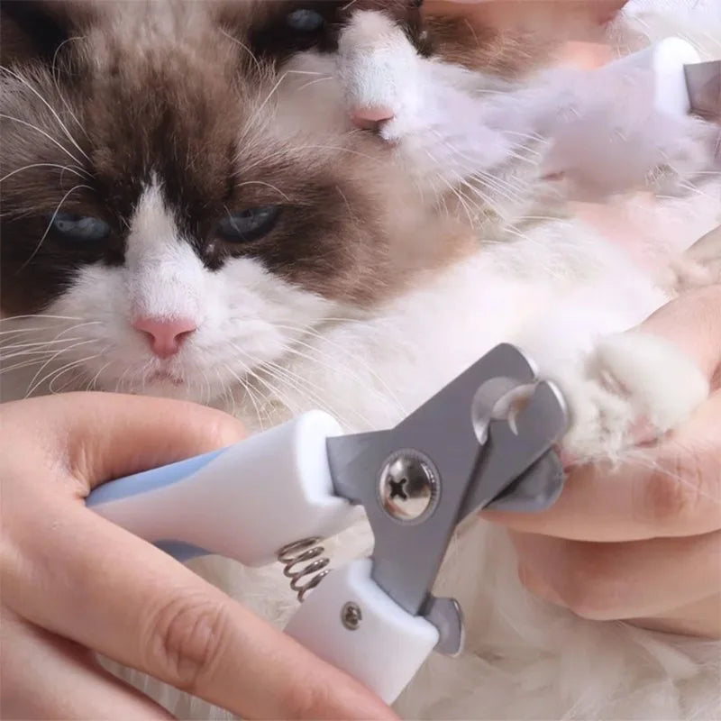 Stainless Steel Pet Nail Clipper – Labor-Saving Dog & Cat Trimmer