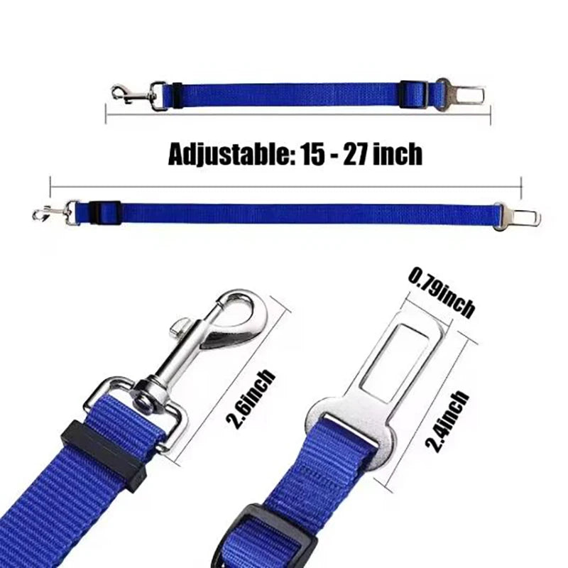 SafeRide™ Adjustable Dog Car Seat Belt Harness