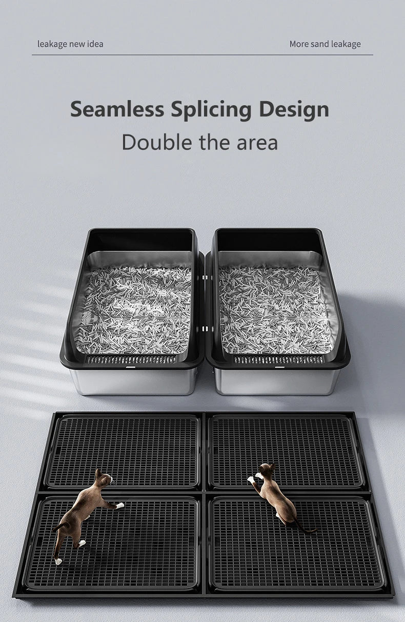 Waterproof Double-Layer Cat Litter Mat – Non-Slip & Easy Clean