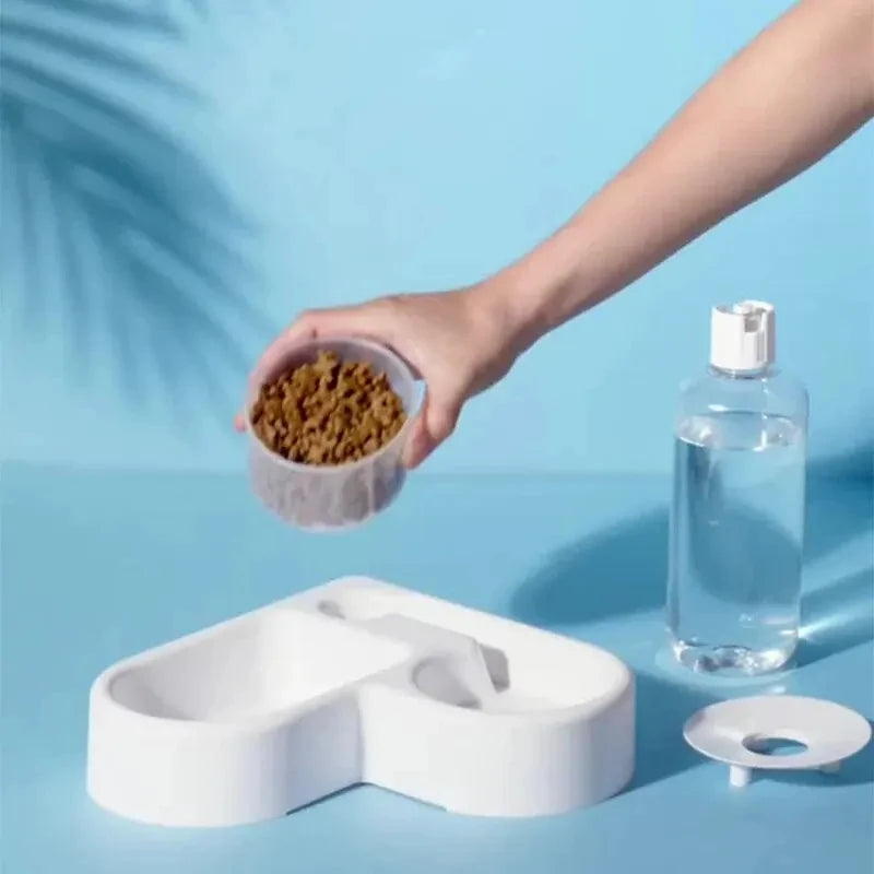 Automatic Pet Drinking & Feeding Bowl – Multi-Functional