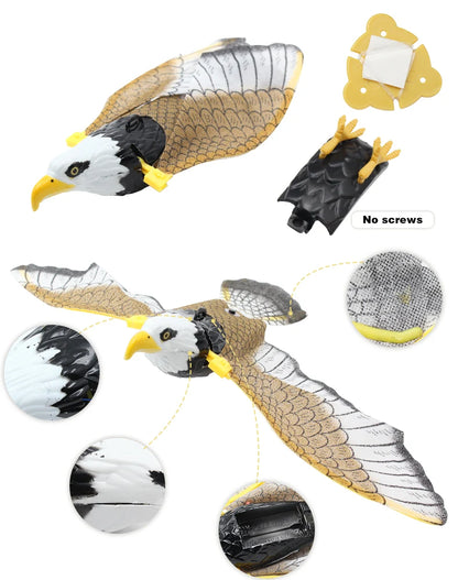 Electric Simulation Bird Cat Toy – Interactive Flying Eagle