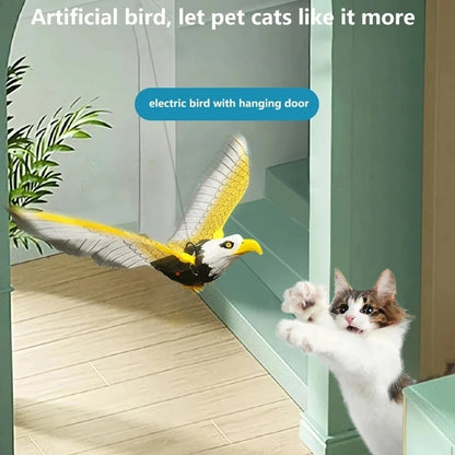 Electric Simulation Bird Cat Toy – Interactive Flying Eagle