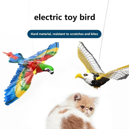 Electric Simulation Bird Cat Toy – Interactive Flying Eagle
