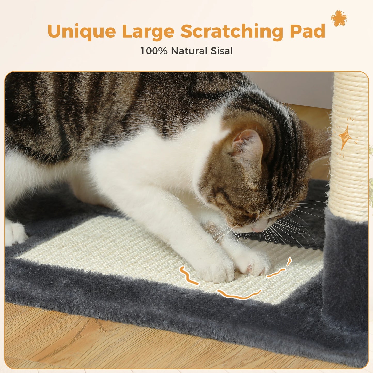 Large Indoor Cat Tree & Tower – Scratching Posts & Hammocks