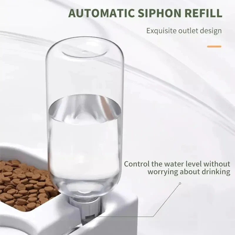 Automatic Pet Drinking & Feeding Bowl – Multi-Functional