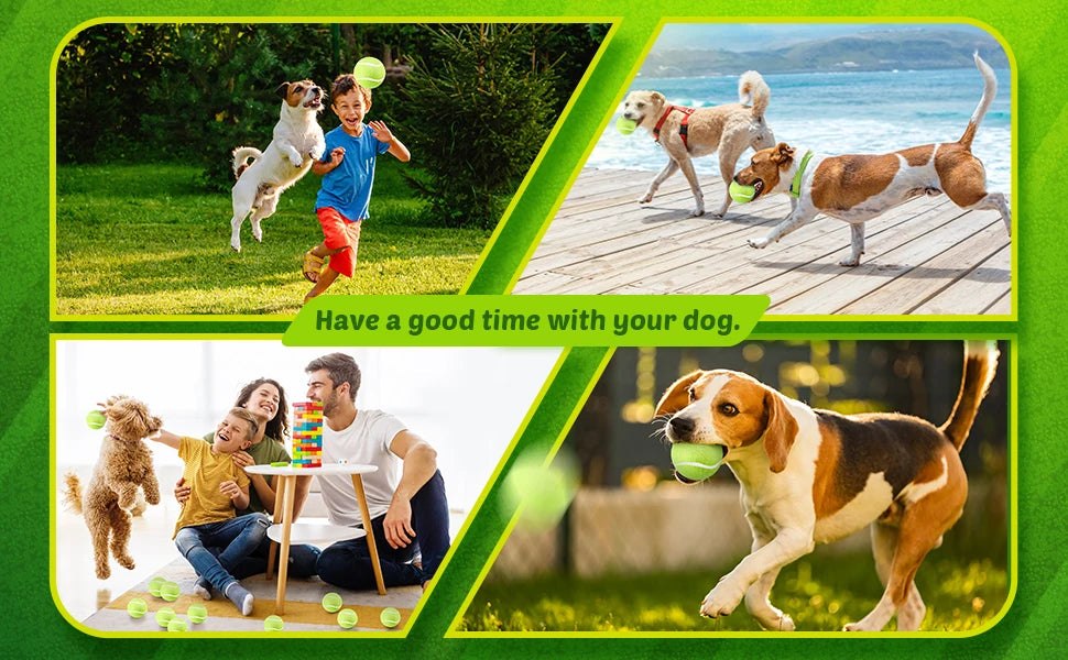 2-Inch Tennis Balls for Dogs – 12-Pack